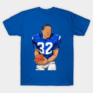 Blue The Juice Holding ball - drawing style T-Shirt